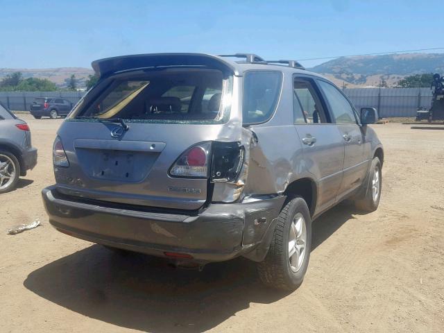 JTJGF10U010085121 - 2001 LEXUS RX 300 GRAY photo 4