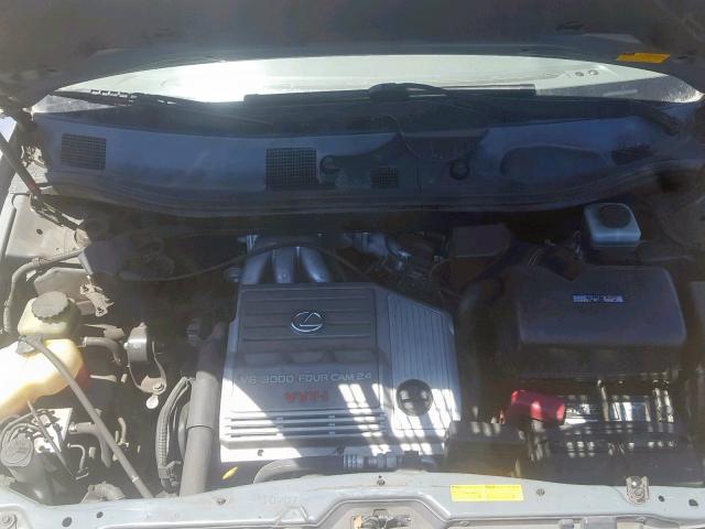 JTJGF10U010085121 - 2001 LEXUS RX 300 GRAY photo 7