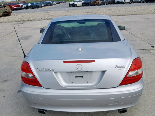 WDBWK56F46F087483 - 2006 MERCEDES-BENZ SLK 350 SILVER photo 6