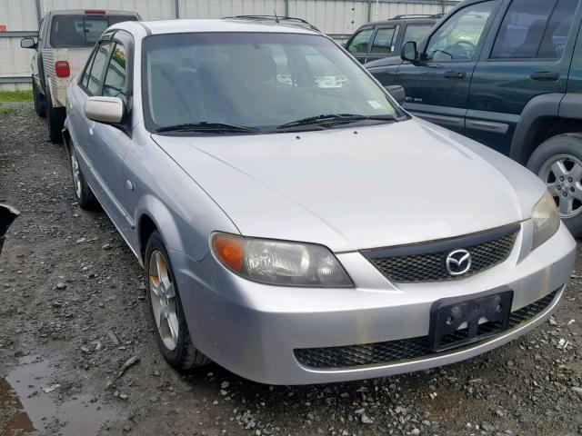 JM1BJ225830136035 - 2003 MAZDA PROTEGE DX SILVER photo 1