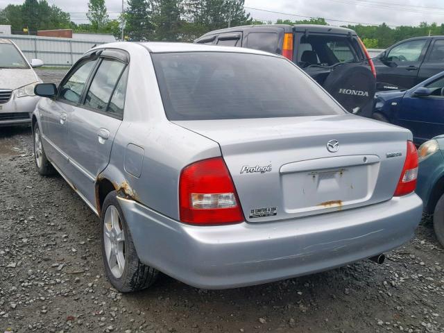 JM1BJ225830136035 - 2003 MAZDA PROTEGE DX SILVER photo 3