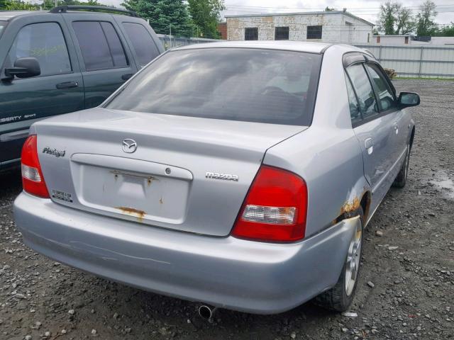 JM1BJ225830136035 - 2003 MAZDA PROTEGE DX SILVER photo 4