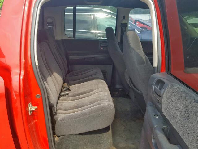 1D7HL48N73S295629 - 2003 DODGE DAKOTA QUA RED photo 6