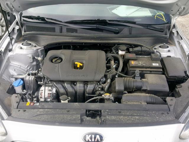 3KPF34AD7KE050723 - 2019 KIA FORTE GT L SILVER photo 7