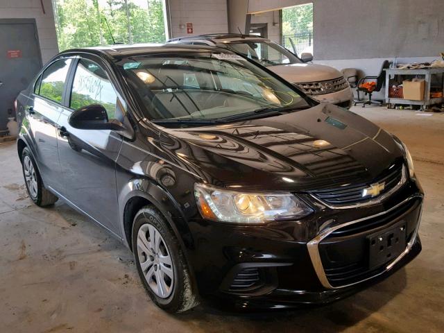 1G1JB5SG2H4115508 - 2017 CHEVROLET SONIC LS BLACK photo 1