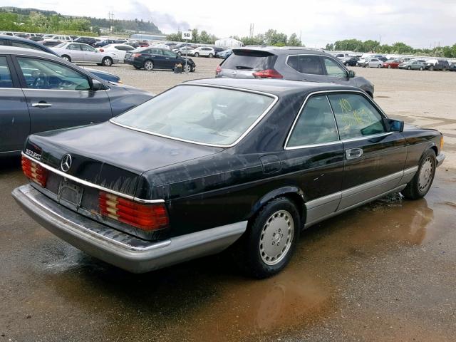 WDBCA45D6GA243215 - 1986 MERCEDES-BENZ 560 SEC BLACK photo 4