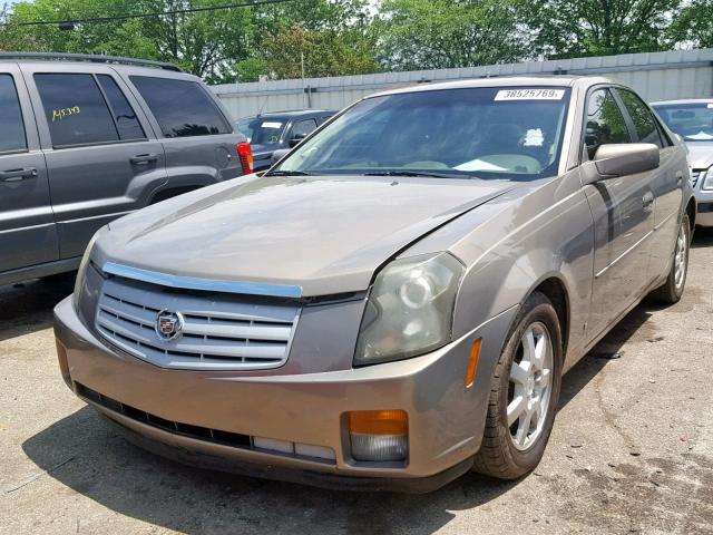 1G6DP577470145519 - 2007 CADILLAC CTS HI FEA BEIGE photo 2