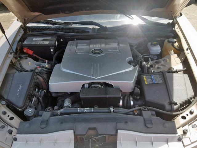 1G6DP577470145519 - 2007 CADILLAC CTS HI FEA BEIGE photo 7