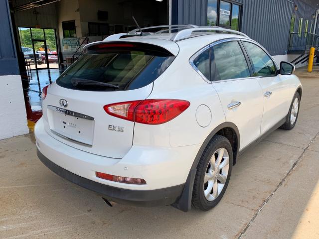 JN1AJ0HR2AM757404 - 2010 INFINITI EX35 BASE WHITE photo 4