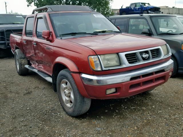 1N6ED27T3YC432997 - 2000 NISSAN FRONTIER C RED photo 1