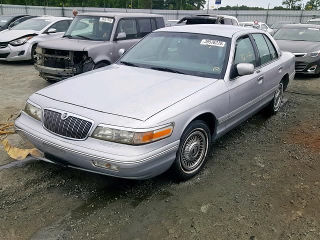 2MELM74W5SX673412 - 1995 MERCURY GRAND MARQ GRAY photo 2