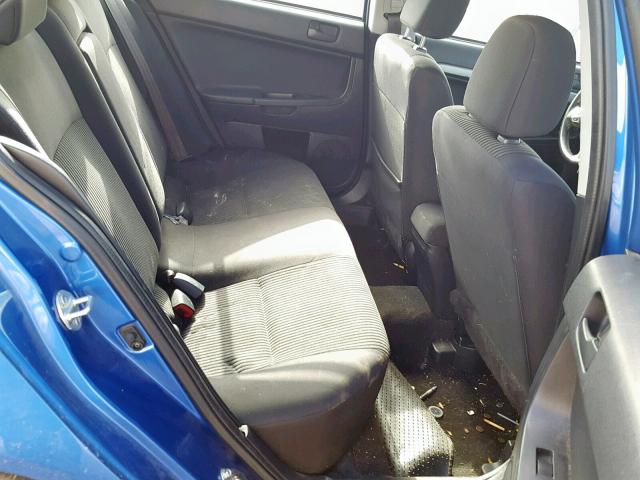 JA32U2FU4FU014079 - 2015 MITSUBISHI LANCER ES BLUE photo 6