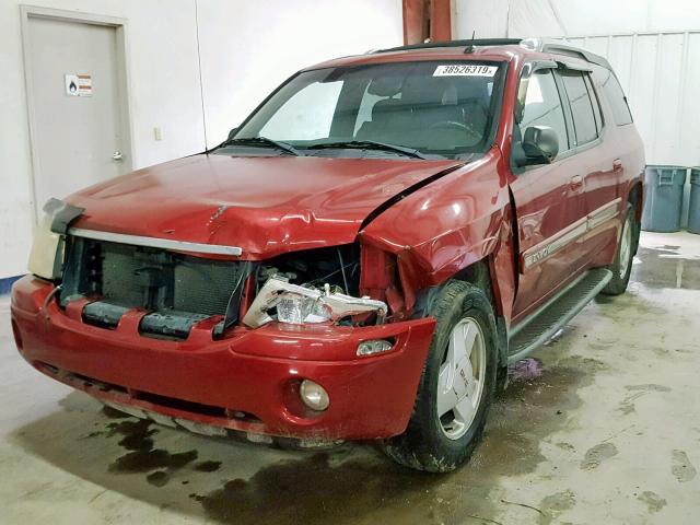 1GKES12S746176670 - 2004 GMC ENVOY XUV RED photo 2