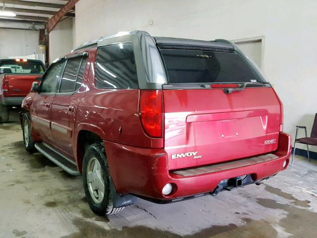 1GKES12S746176670 - 2004 GMC ENVOY XUV RED photo 3