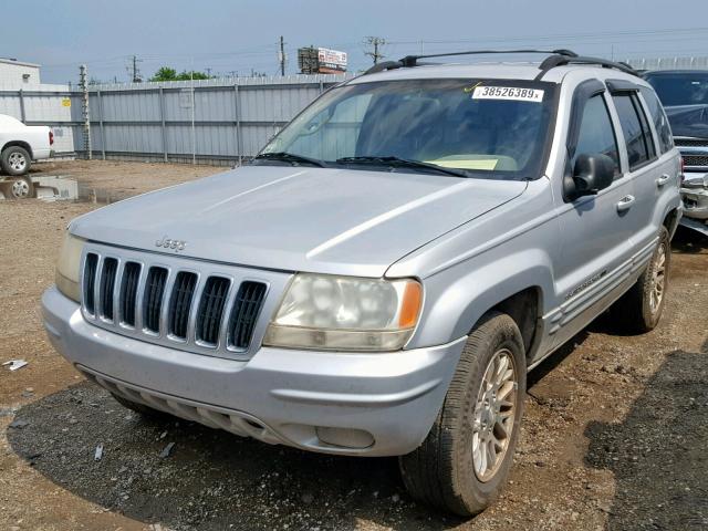 1J4GX58N23C547839 - 2003 JEEP GRAND CHER SILVER photo 2