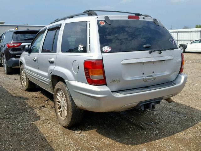 1J4GX58N23C547839 - 2003 JEEP GRAND CHER SILVER photo 3