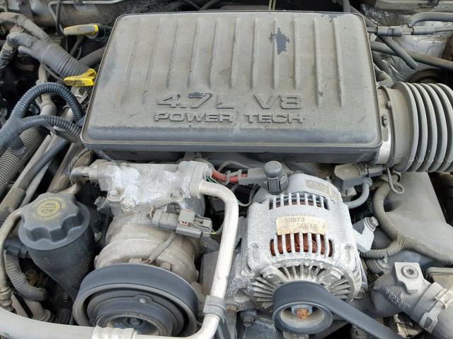 1J4GX58N23C547839 - 2003 JEEP GRAND CHER SILVER photo 7