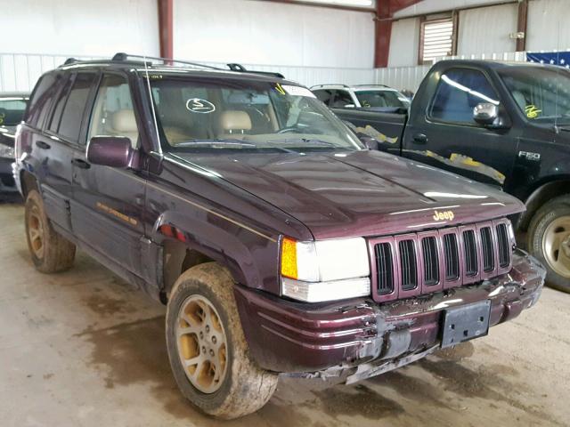 1J4GZ78Y0WC186874 - 1998 JEEP GRAND CHER BURGUNDY photo 1