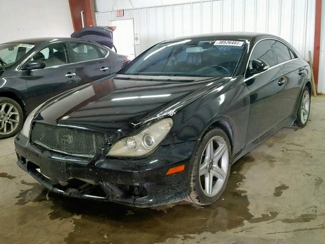 WDDDJ72X98A127794 - 2008 MERCEDES-BENZ CLS 550 BLACK photo 2