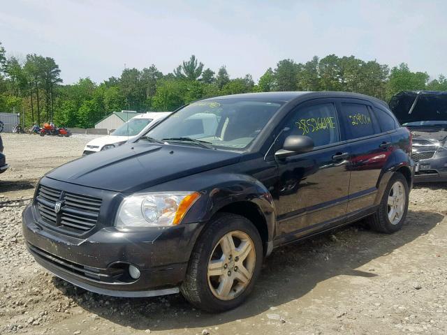 1B3HB48BX7D381449 - 2007 DODGE CALIBER SX BLACK photo 2