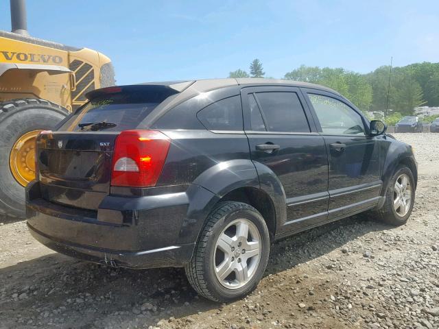 1B3HB48BX7D381449 - 2007 DODGE CALIBER SX BLACK photo 4