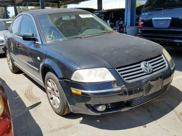 WVWPD63B92P138908 - 2002 VOLKSWAGEN PASSAT GLS BLACK photo 1