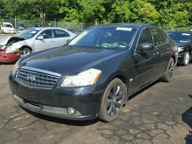 JNKBY01E77M402448 - 2007 INFINITI M45 BASE BLACK photo 2