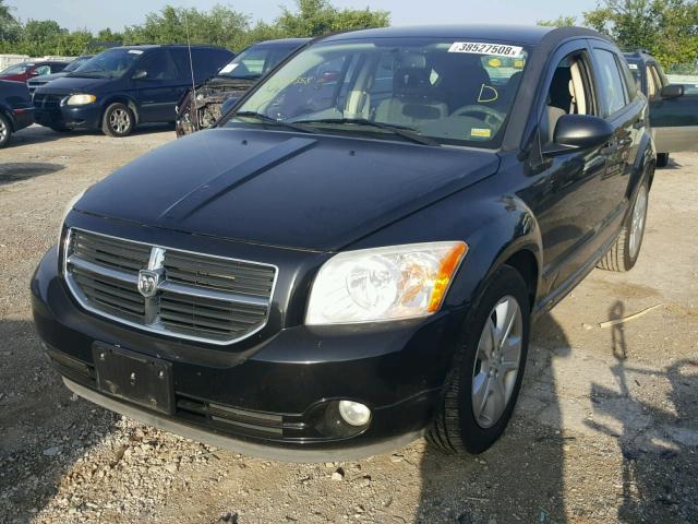 1B3HB48B27D509358 - 2007 DODGE CALIBER SX BLACK photo 2