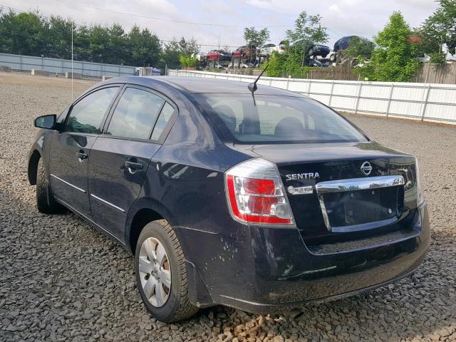 3N1AB6AP7BL621175 - 2011 NISSAN SENTRA 2.0 BLACK photo 3