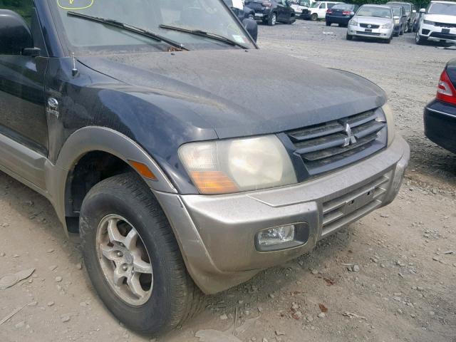 JA4MW51R22J003712 - 2002 MITSUBISHI MONTERO LI BLACK photo 9