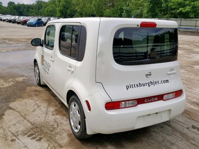 JN8AZ28R69T110673 - 2009 NISSAN CUBE BASE WHITE photo 3