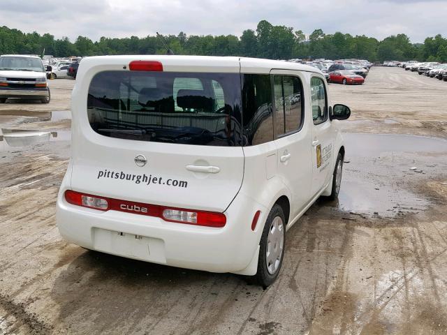 JN8AZ28R69T110673 - 2009 NISSAN CUBE BASE WHITE photo 4