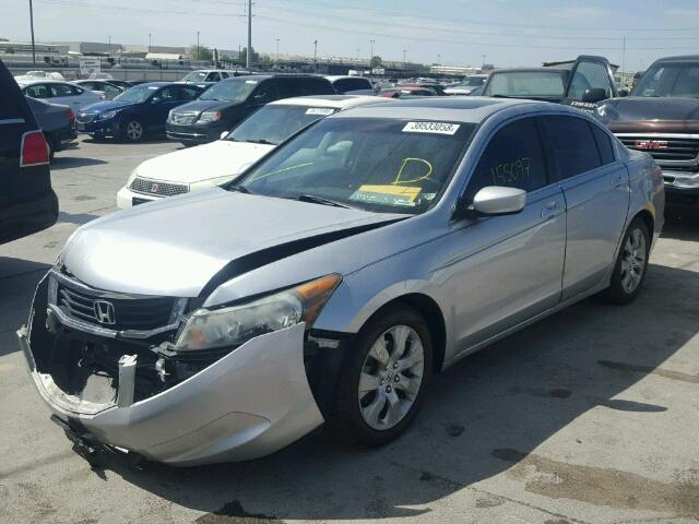 1HGCP26898A048752 - 2008 HONDA ACCORD EXL SILVER photo 2