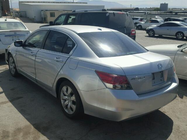 1HGCP26898A048752 - 2008 HONDA ACCORD EXL SILVER photo 3