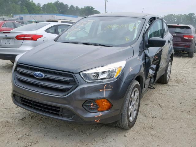 1FMCU0F78HUB72816 - 2017 FORD ESCAPE S GRAY photo 2