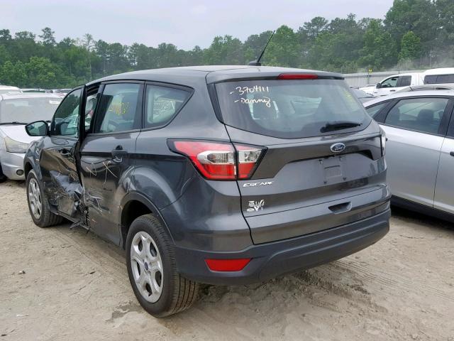 1FMCU0F78HUB72816 - 2017 FORD ESCAPE S GRAY photo 3