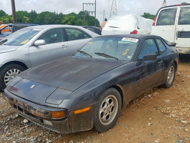 WP0AA0943FN454598 - 1985 PORSCHE 944 BLACK photo 2