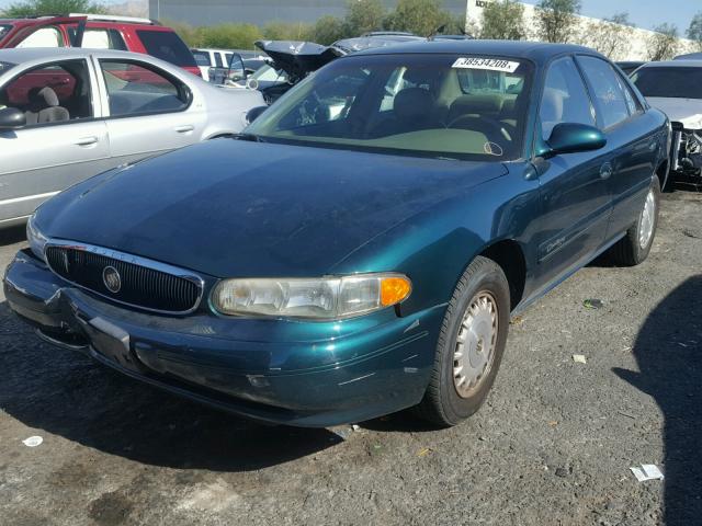 2G4WY55J121103142 - 2002 BUICK CENTURY LI GREEN photo 2