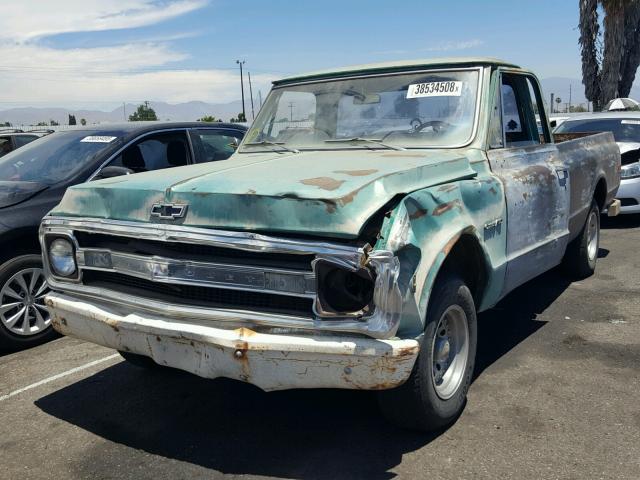 CE140Z103088 - 1970 CHEVROLET C-10 TURQUOISE photo 2