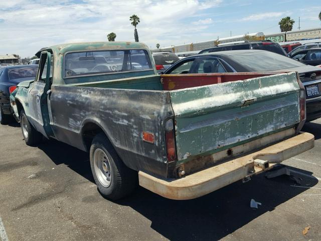 CE140Z103088 - 1970 CHEVROLET C-10 TURQUOISE photo 3