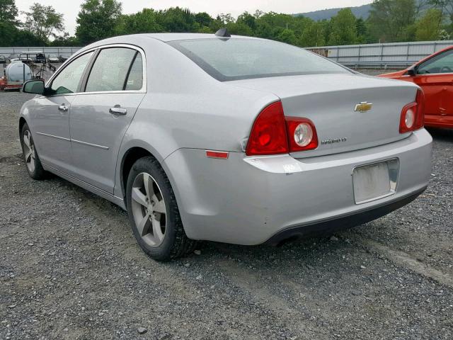 1G1ZC5E07CF178843 - 2012 CHEVROLET MALIBU 1LT SILVER photo 3