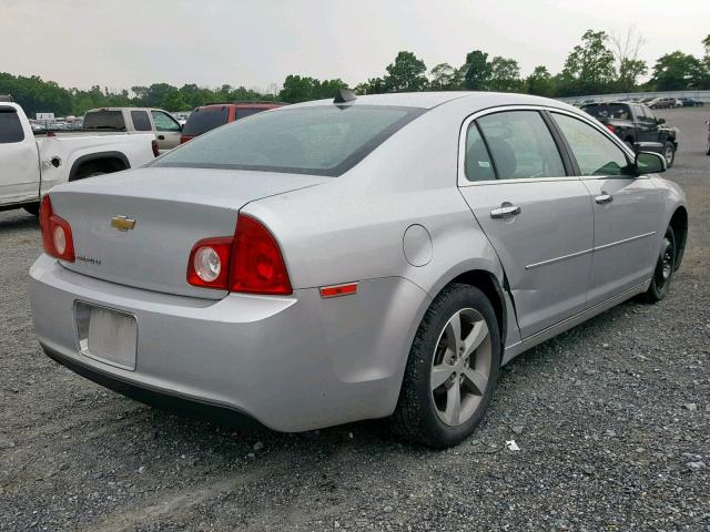 1G1ZC5E07CF178843 - 2012 CHEVROLET MALIBU 1LT SILVER photo 4