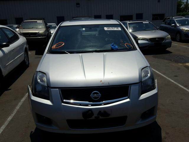 3N1AB6AP9BL726350 - 2011 NISSAN SENTRA 2.0 SILVER photo 7