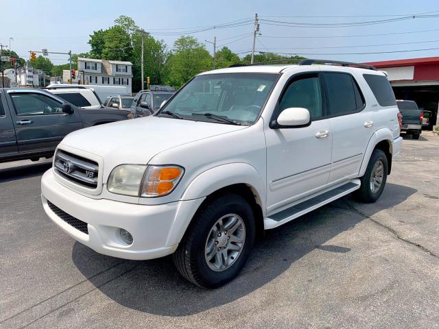 5TDBT48A53S194921 - 2003 TOYOTA SEQUOIA LI WHITE photo 2