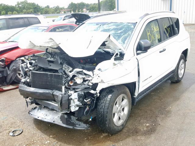 1C4NJCBB9GD543451 - 2016 JEEP COMPASS SP თეთრი ფოტო 2