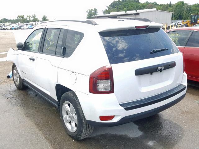 1C4NJCBB9GD543451 - 2016 JEEP COMPASS SP თეთრი ფოტო 3