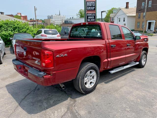 1D7RW3GK6BS572055 - 2011 DODGE DAKOTA SLT RED photo 5