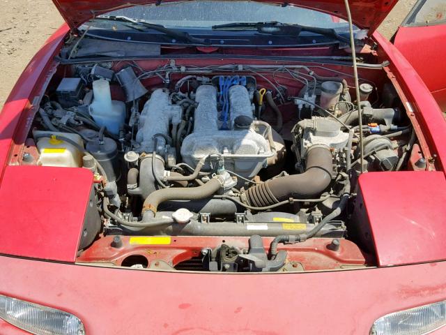 JM1NA3519L0136170 - 1990 MAZDA MX-5 MIATA RED photo 7