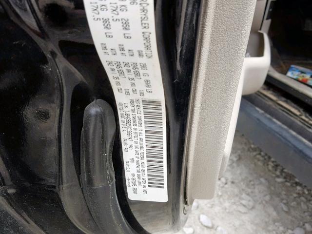 1J8HG58256C366747 - 2006 JEEP COMMANDER BLACK photo 10