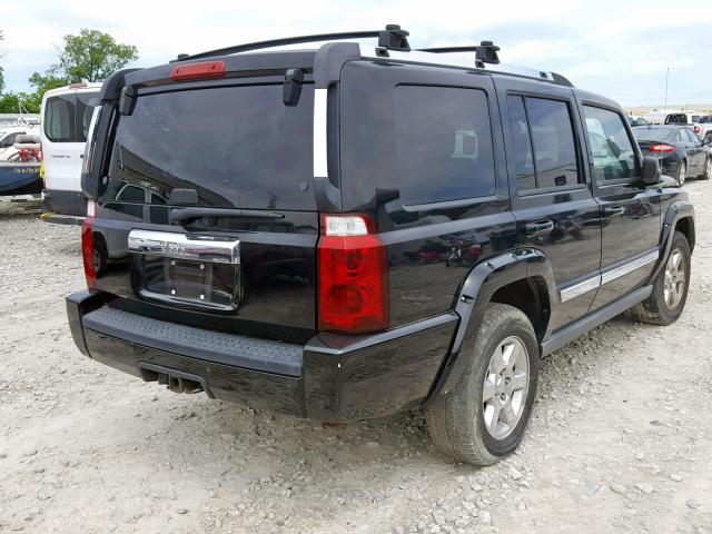 1J8HG58256C366747 - 2006 JEEP COMMANDER BLACK photo 4